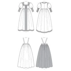 Patron A.C Robe Médievale -Magasin De Costumes D'Halloween patron ac robe medievale 5