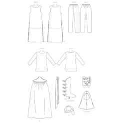 Patron - Chevalier -Magasin De Costumes D'Halloween patron chevalier 4