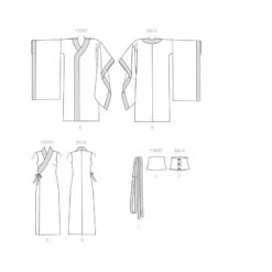 Patron Kimono Japonais -Magasin De Costumes D'Halloween patron kimono japonais 5