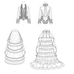 Patron Robe XIXème -Magasin De Costumes D'Halloween patron robe victorienne 5