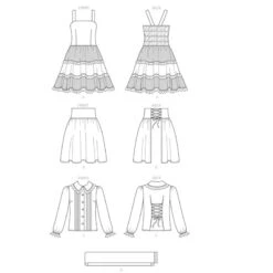 Patron - Vêtements De Poupée -Magasin De Costumes D'Halloween patron vetements de poupee 8