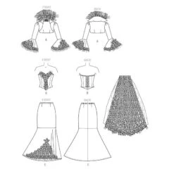 Patron Yaya Han - Robe Paon -Magasin De Costumes D'Halloween patron yaya han robe paon 8