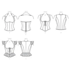 Patron Yaya Han - Underbust Type Veste -Magasin De Costumes D'Halloween patron yaya han underbust type veste 3