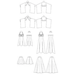 Patron Y.H Robe Médiévale -Magasin De Costumes D'Halloween patron yh robe medievale 3