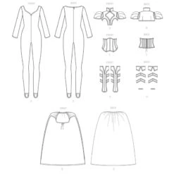 Patron Y.H Super Héroïne -Magasin De Costumes D'Halloween patron yh super heroine 4